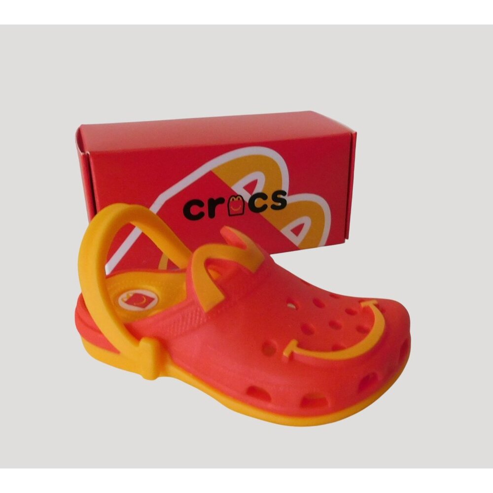 McDonalds Happy Meal Toy Mini Croc #3 Keychain Backpack Charm Stickers - Picture 4 of 4